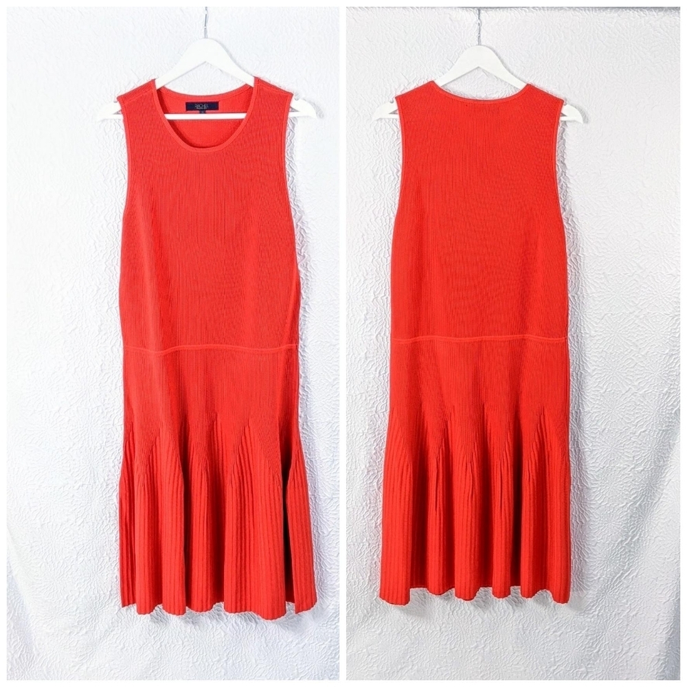 Rachel Roy Liliana Ottoman Rib Fit & Flare Dress